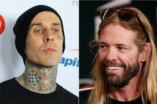 Travis Barker gets tattoo in memory of Taylor Hawkins