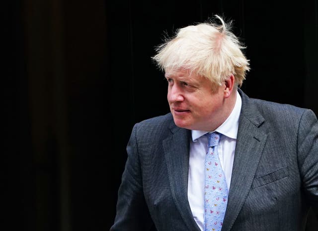Prime Minister Boris Johnson outside 10 Downing Street (Victoria Jones/PA)