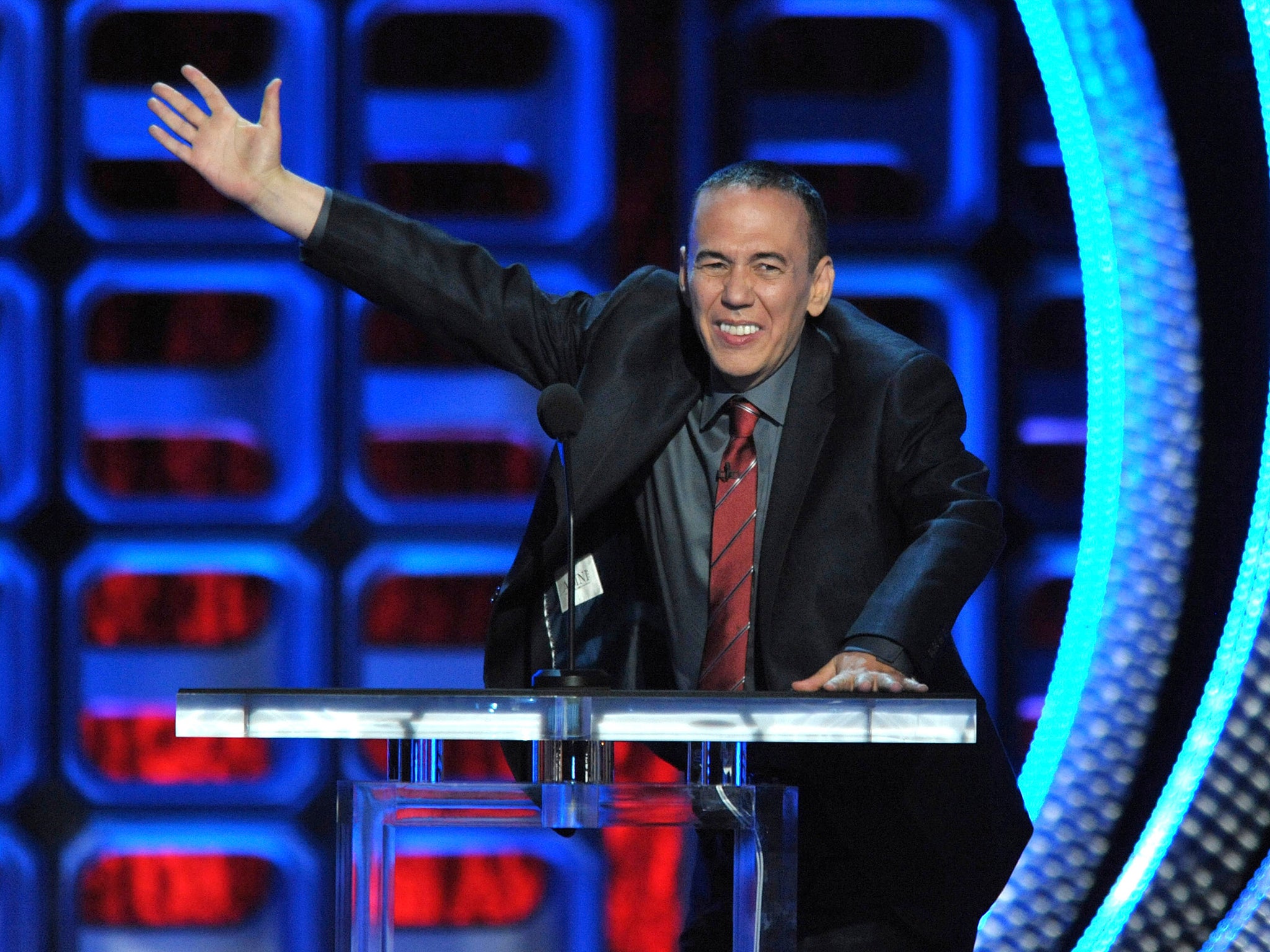 Performing at a roast of comedian Roseanne for Comedy Central, in 2012