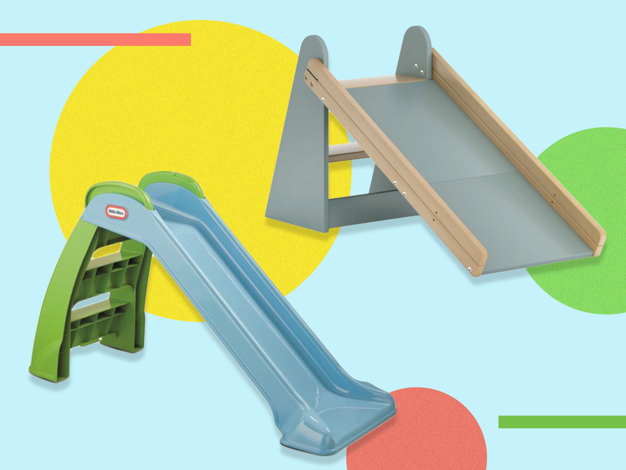Kids Slide Playground Slide Children Play Area Toys for Toddler Grey Car 