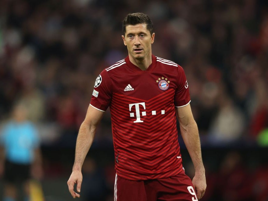 <p>Lewandowski has been linked with a move away from Bayern at the end of the season</p>