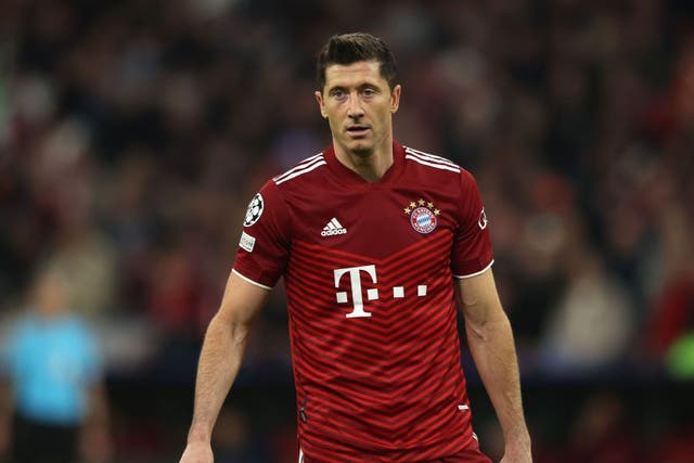 <p>Lewandowski has been linked with a move away from Bayern at the end of the season</p>