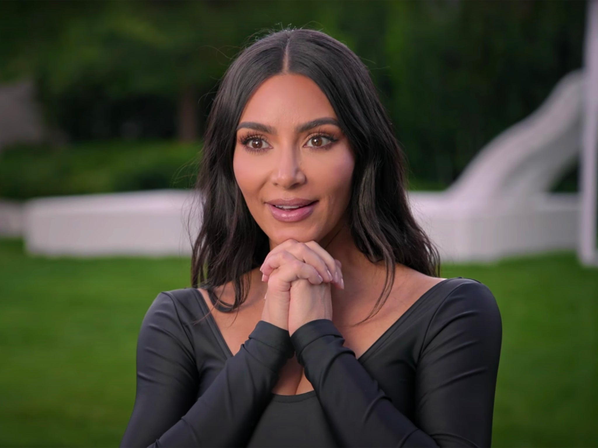 <p>Kim Kardashian in her new Disney+ reality show ‘The Kardashians'</p>