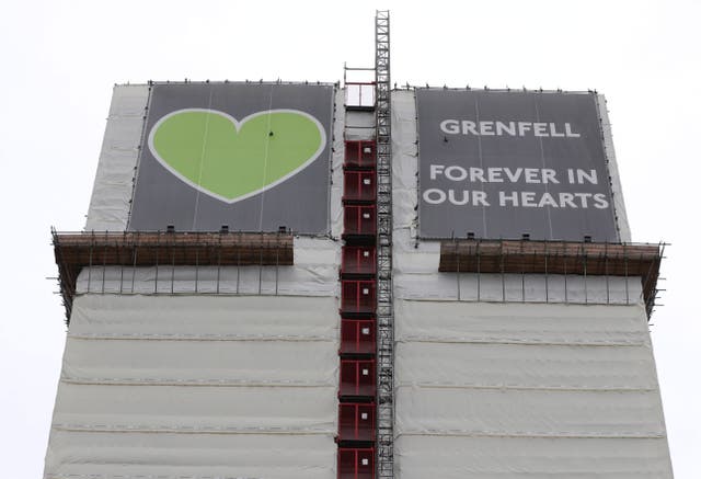 Grenfell Tower (Jonathan Brady/PA)