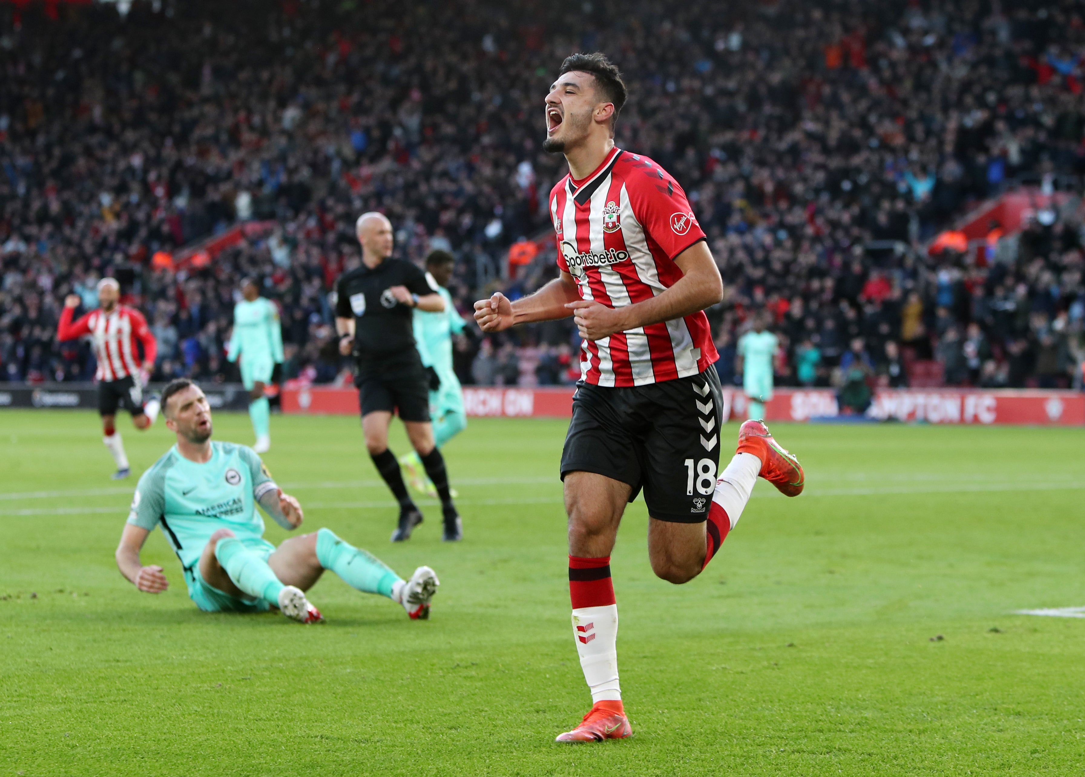 Armando Broja has had a impressive season so far with Southampton (Kieran Cleeves/PA)