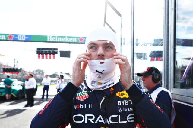 <p>Max Verstappen was critical of the safety car’s slow speed</p>