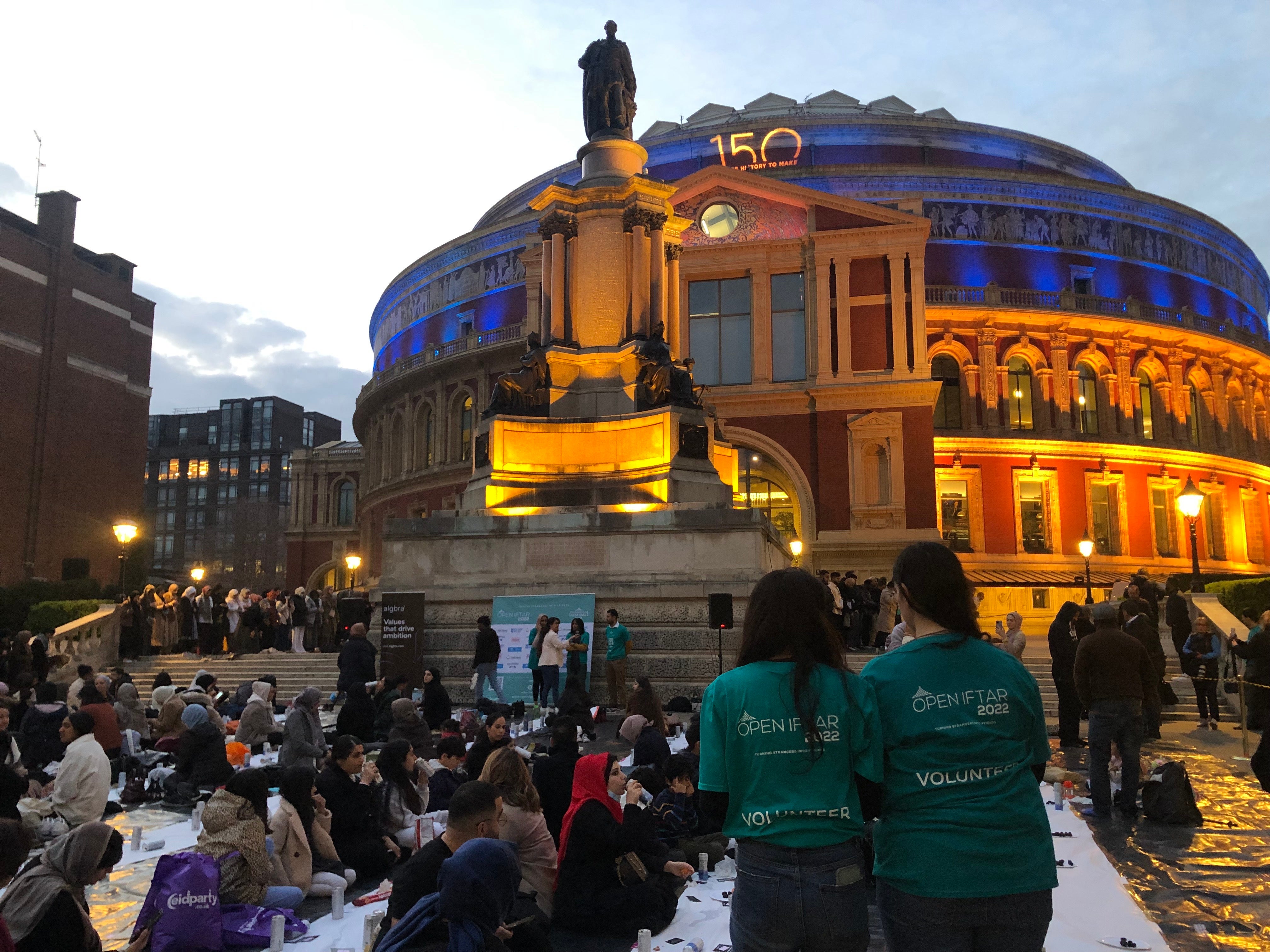 Hundreds of people volunteer their time every year to make Open Iftar possible and accessible for all