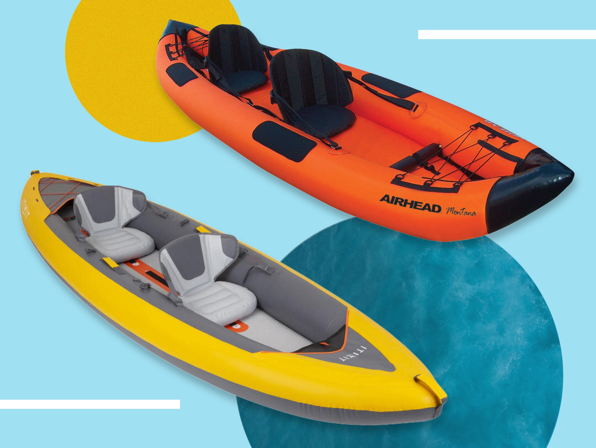 Portable Foot Pump Adapter Inflator for Kayaking Inflatable Boat Kayak Canoe 