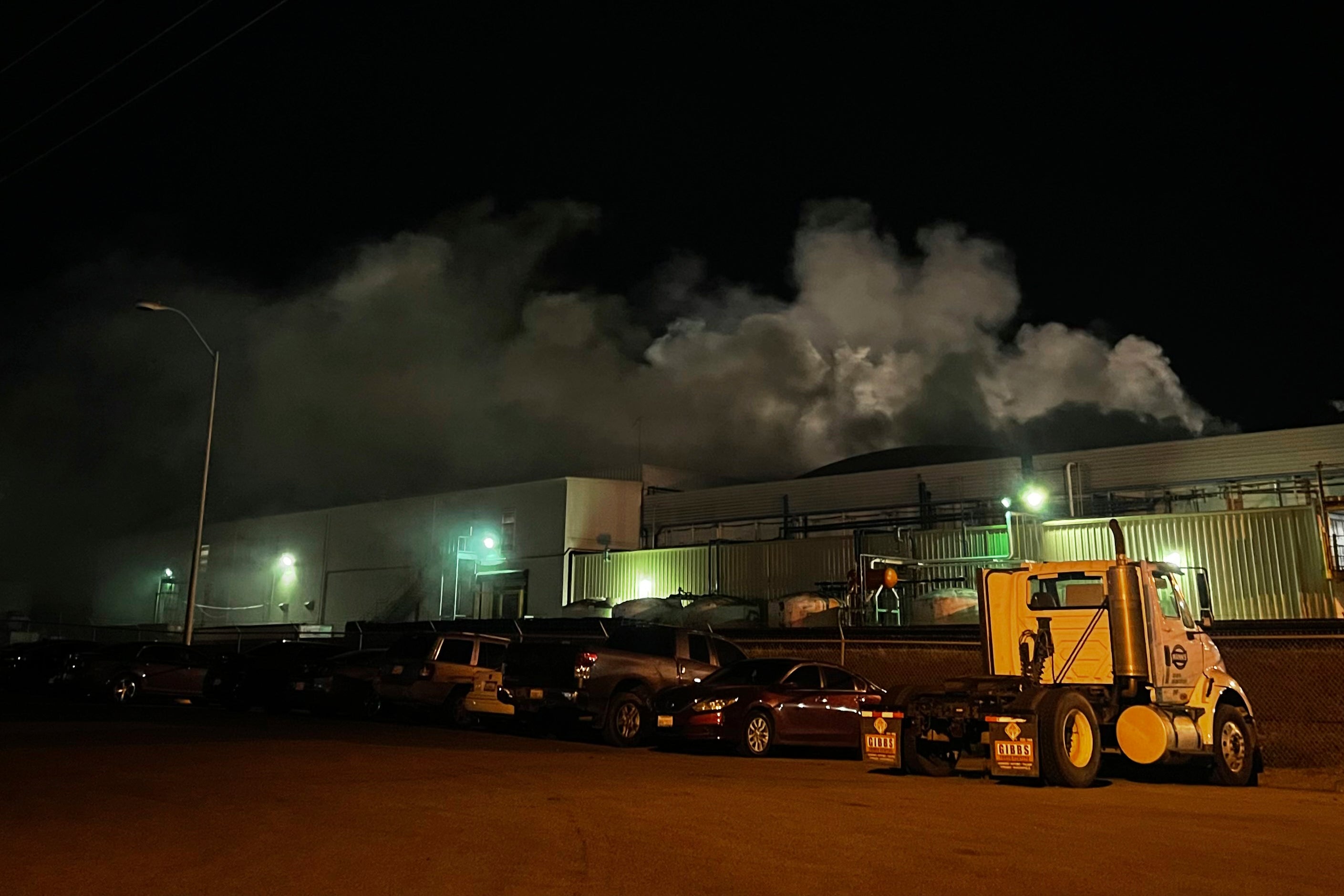 California Food Plant Fire