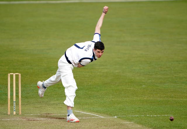 Matthew Fisher took four wickets as Gloucestershire were bowled out for 227 (Zac Goodwin/PA)