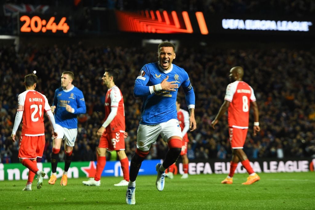 James Tavernier scored his second goal from the spot to turn the tie around