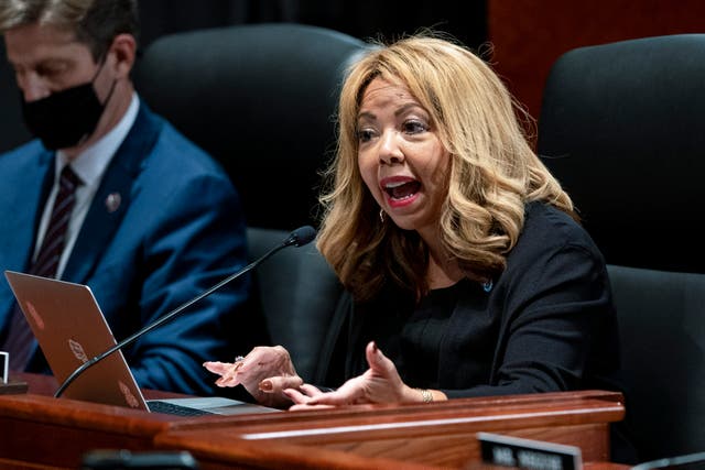 <p>File: Rep Lucy McBath narrated her struggles with miscarriages </p>
