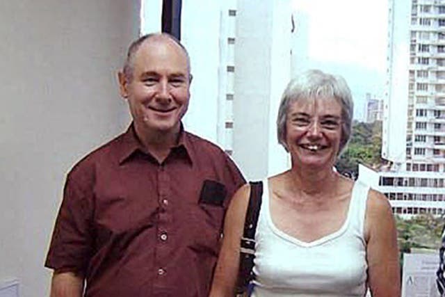 <p>John and Anne Darwin in Panama in 2006</p>
