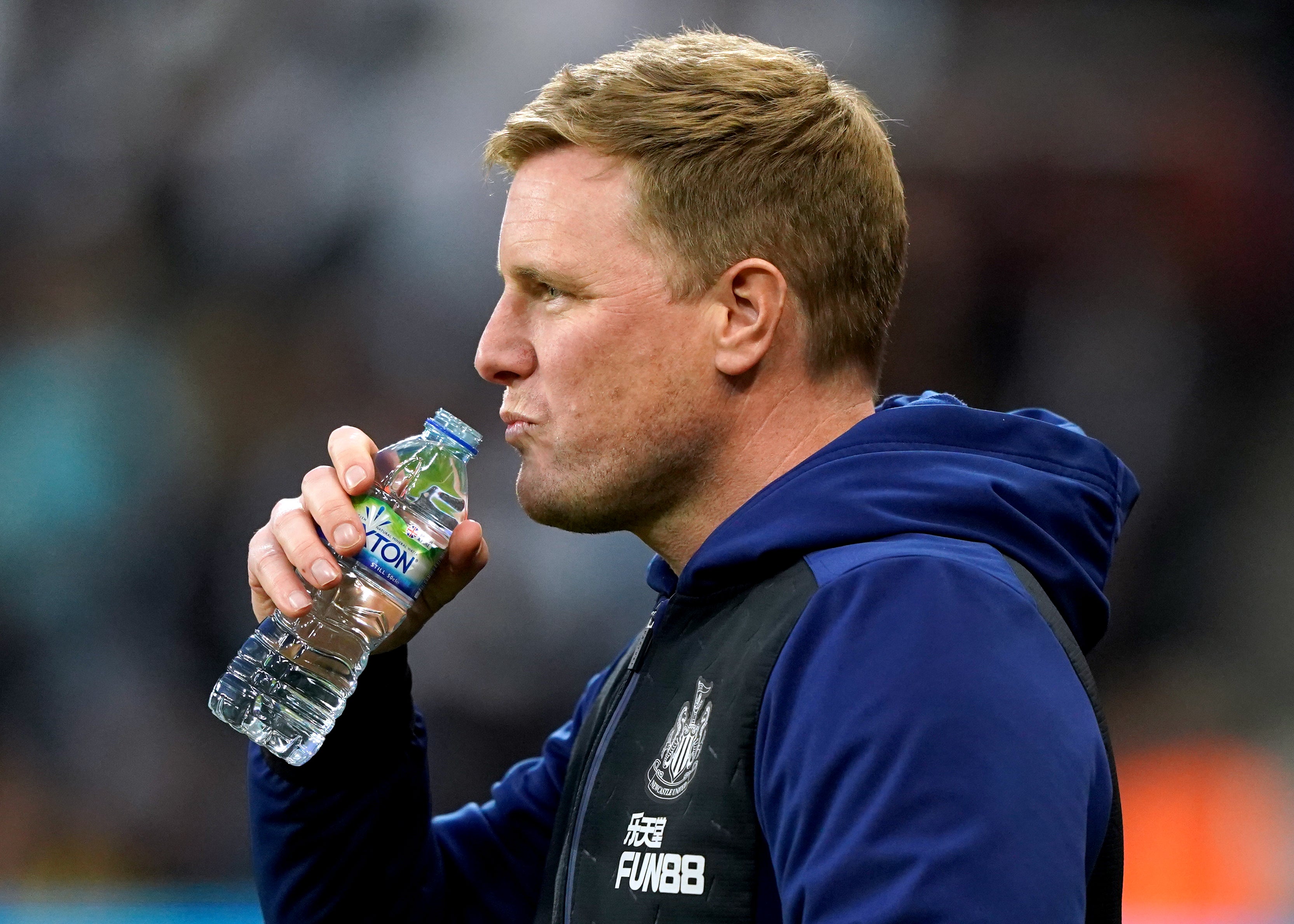 Newcastle head coach Eddie Howe has warned fans not to expect a summer revolution (Owen Humphreys/PA)