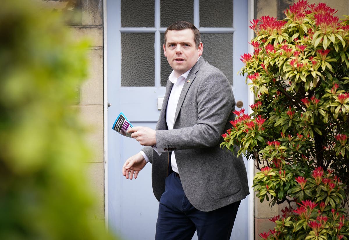 Douglas Ross blames Partygate for Tory losses, as colleagues &lsquo;plot to dump him as Scottish leader&rsquo;