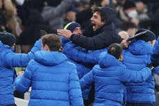Antonio Conte bringing an infectious joy back to Tottenham amid pressure of top four run-in