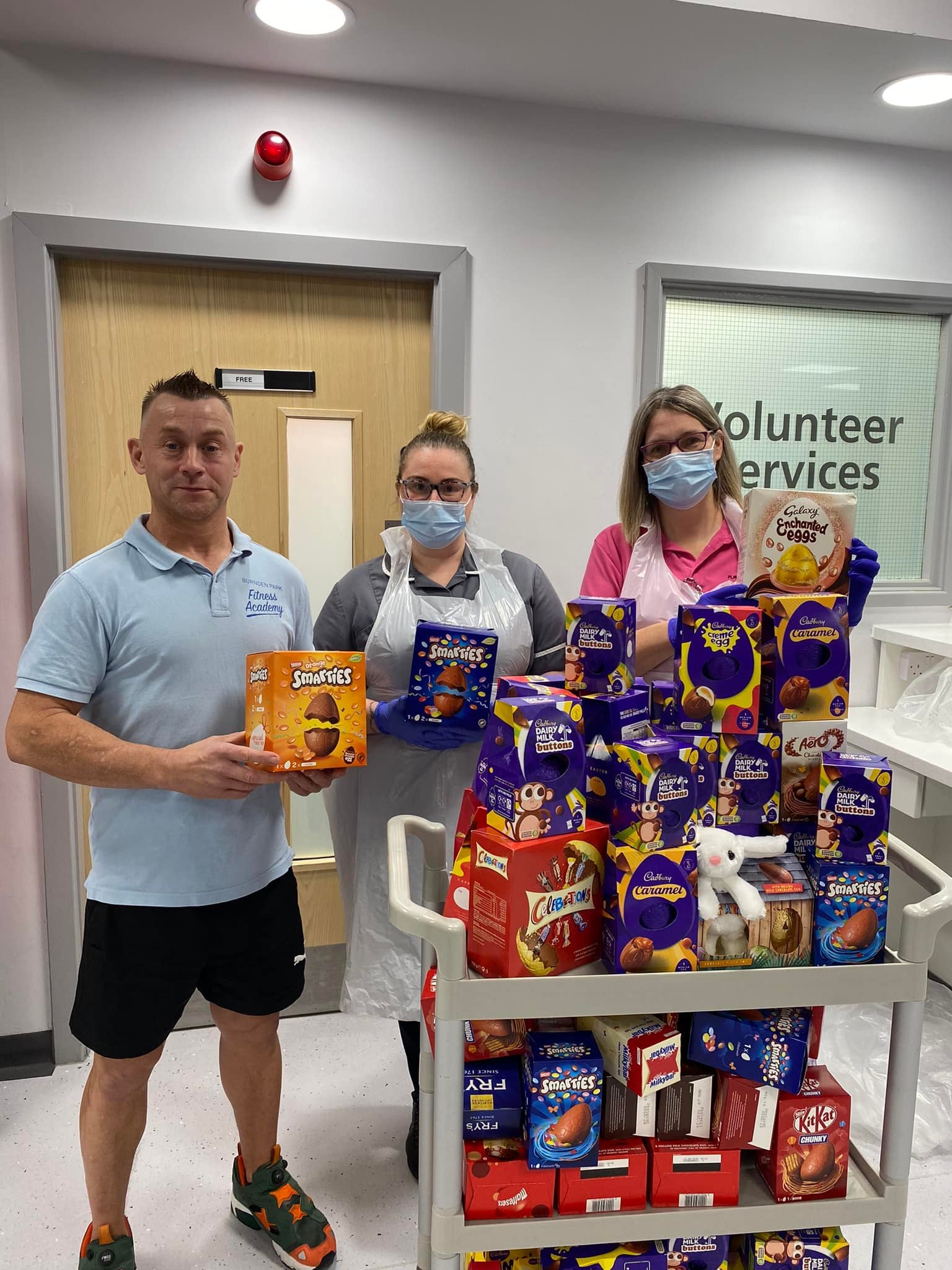Easter eggs delivered to Bolton NHS Foundation Trust (Bolton NHS Foundation Trust/PA)