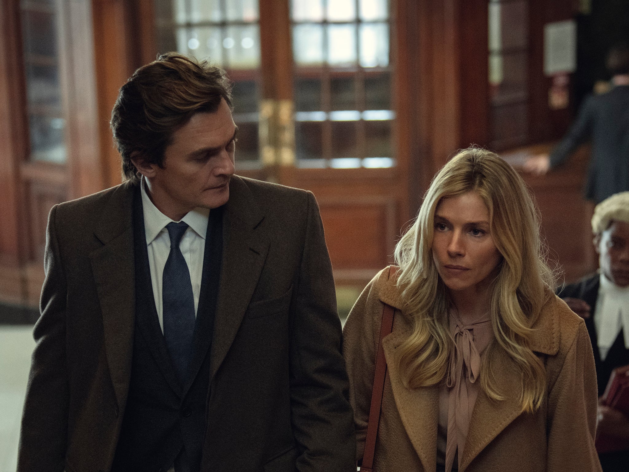 Rupert Friend and Sienna Miller in Netflix drama ‘Anatomy of a Scandal’