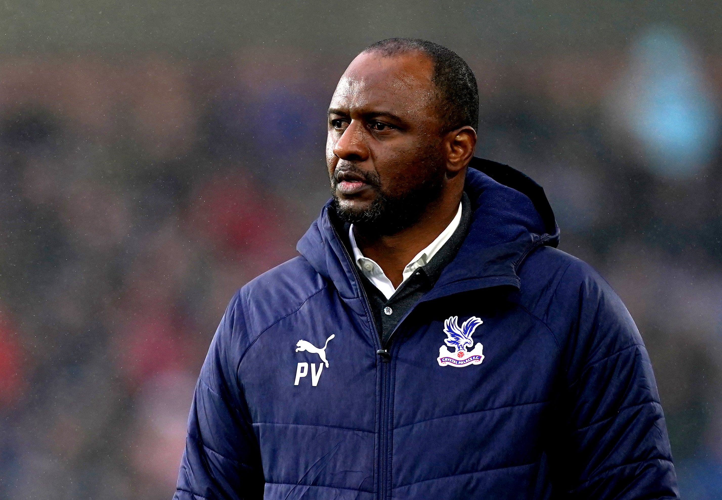 Crystal Palace boss Patrick Vieira will take no risks with Tyrick Mitchell and Michael Olise (Martin Rickett/PA)