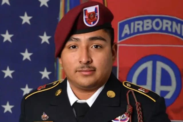 <p>Army Specialist Enrique Roman-Martinez, 21, was killed in 2020 and his severed head washed up on a North Carolina beach</p>