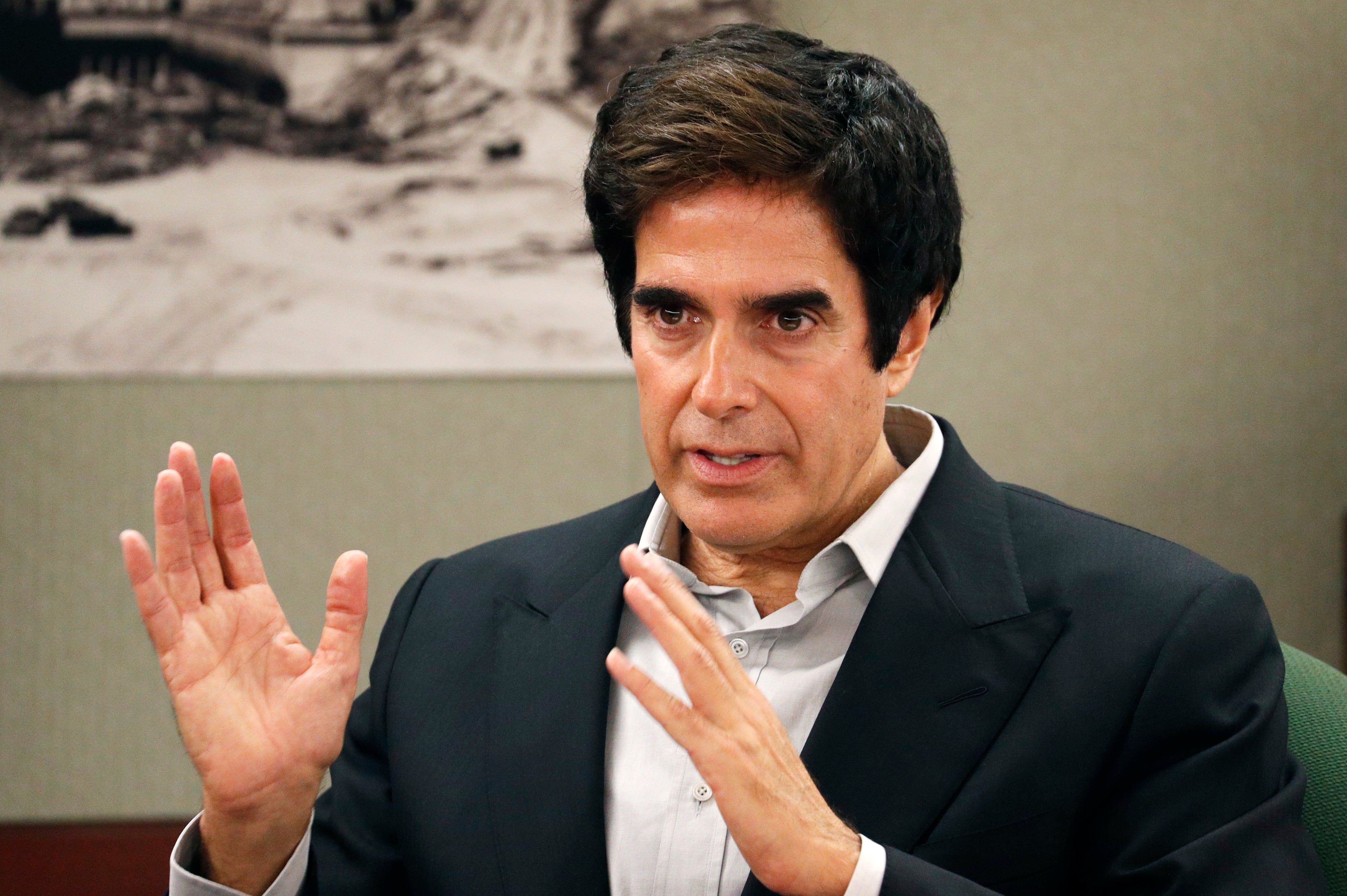 llusionist David Copperfield appears in court in Las Vegas on April 24, 2018