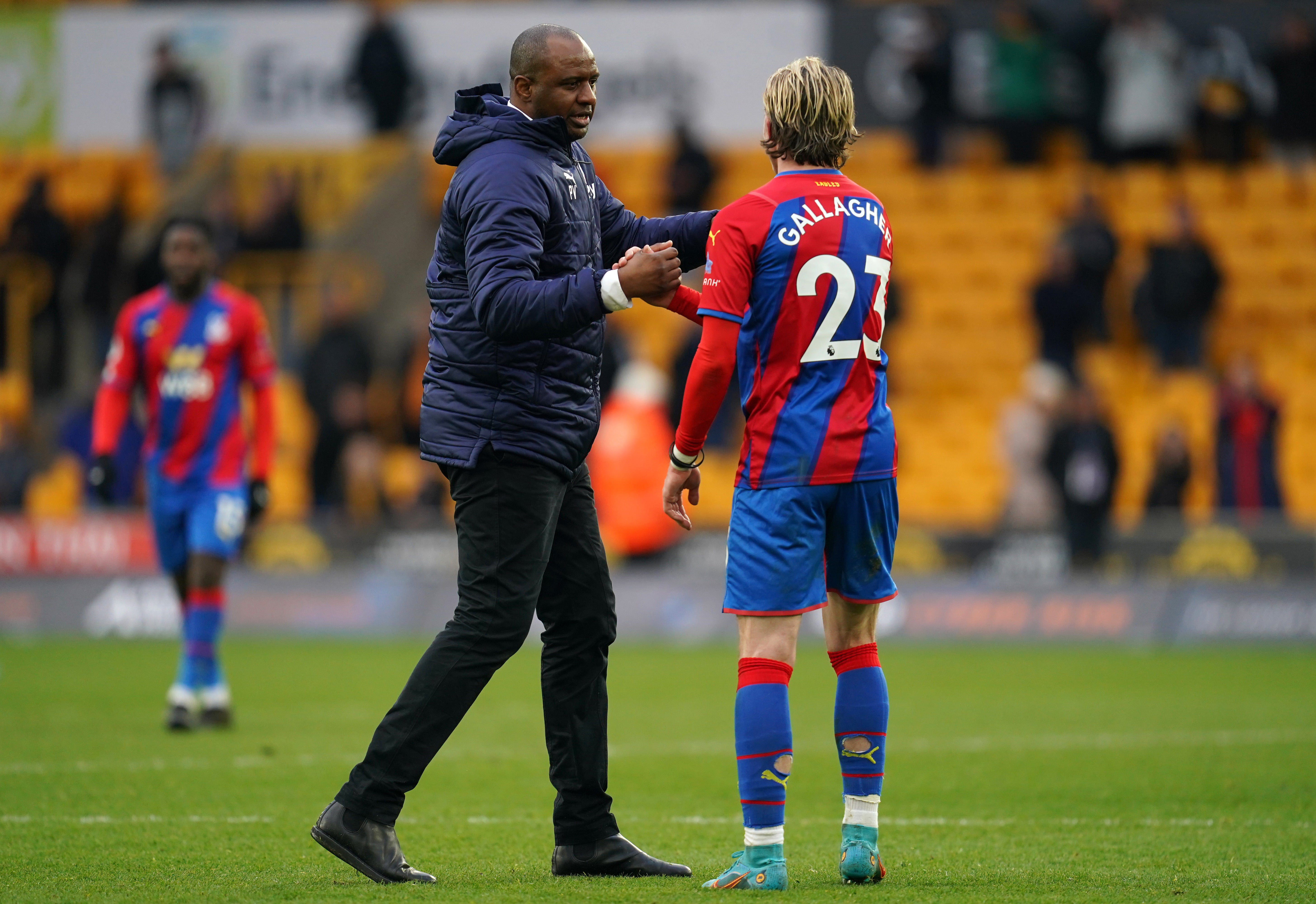 Patrick Vieira accepts Crystal Palace will find it difficult to replace Conor Gallagher for the FA Cup semi-final with Chelsea (Nick Potts/PA)