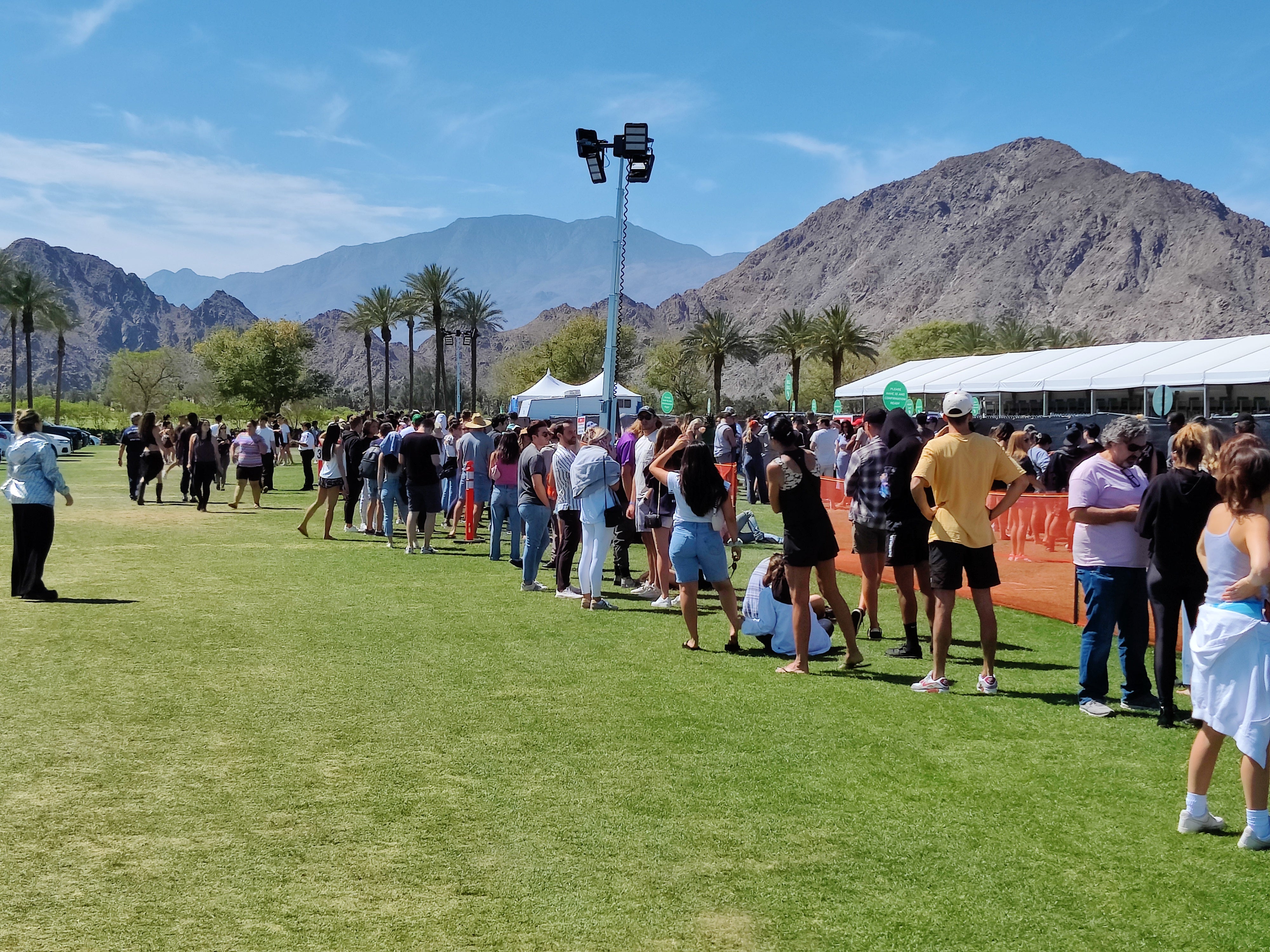 Scenes at Coachella festival as the Indio event gets underway