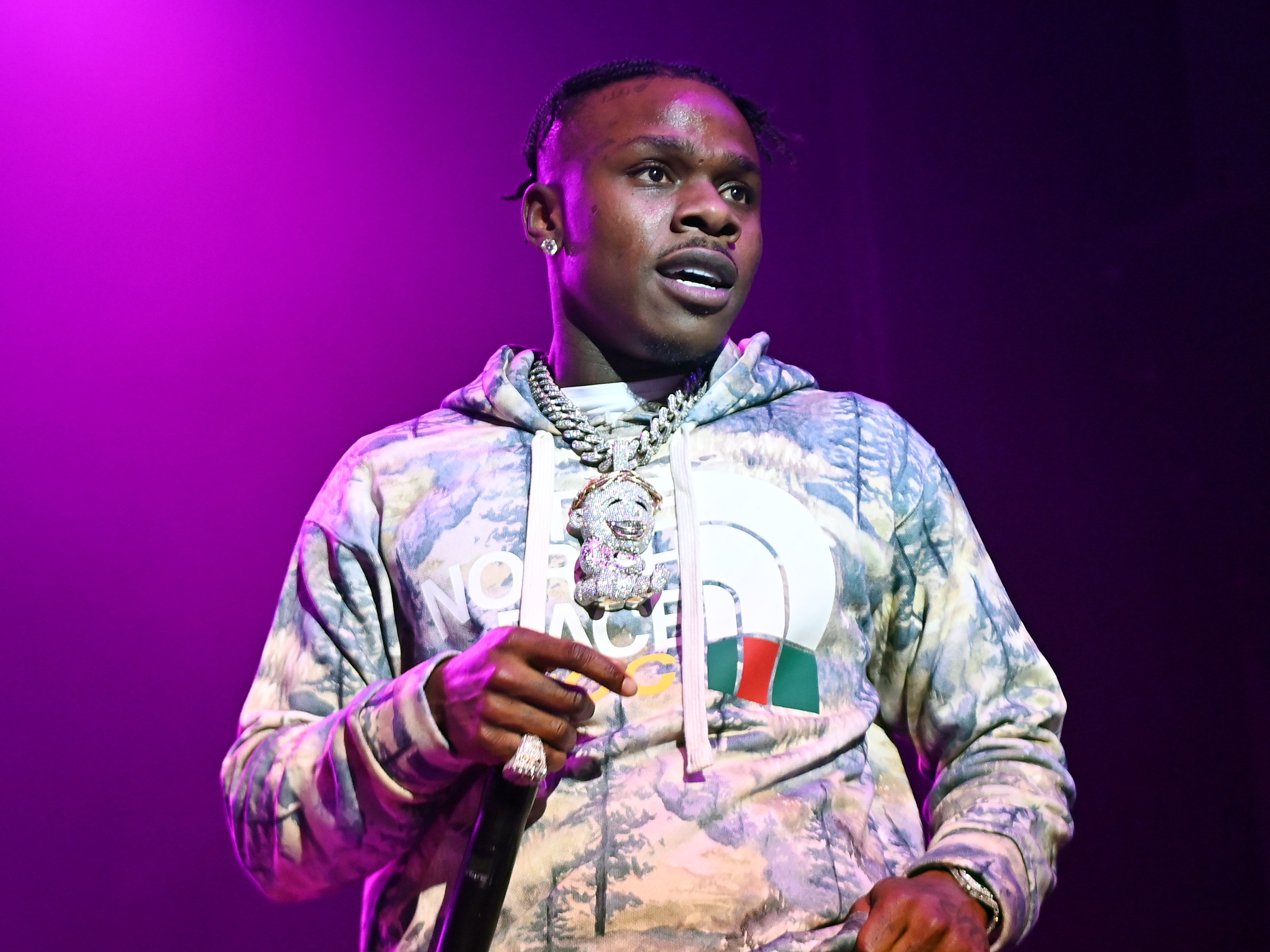 <p>Rapper DaBaby reportedly shot a home intruder</p>