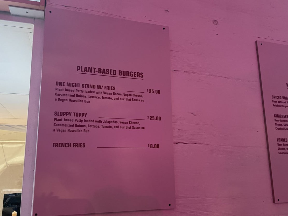 Coachella, land of the $25 vegan burger