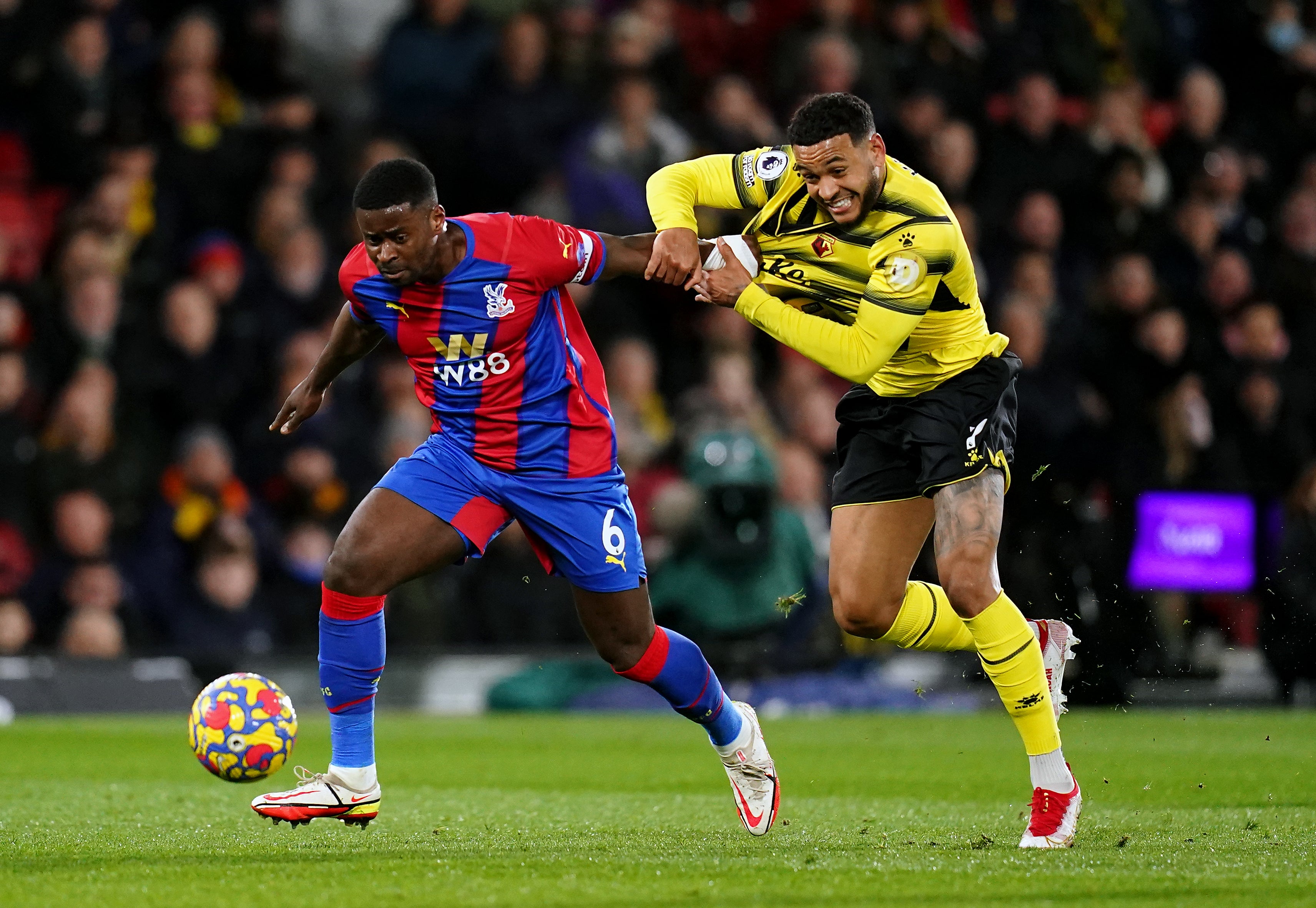 Marc Guehi quickly established himself as a Crystal Palace regular after a summer switch from Chelsea (John Walton/PA)