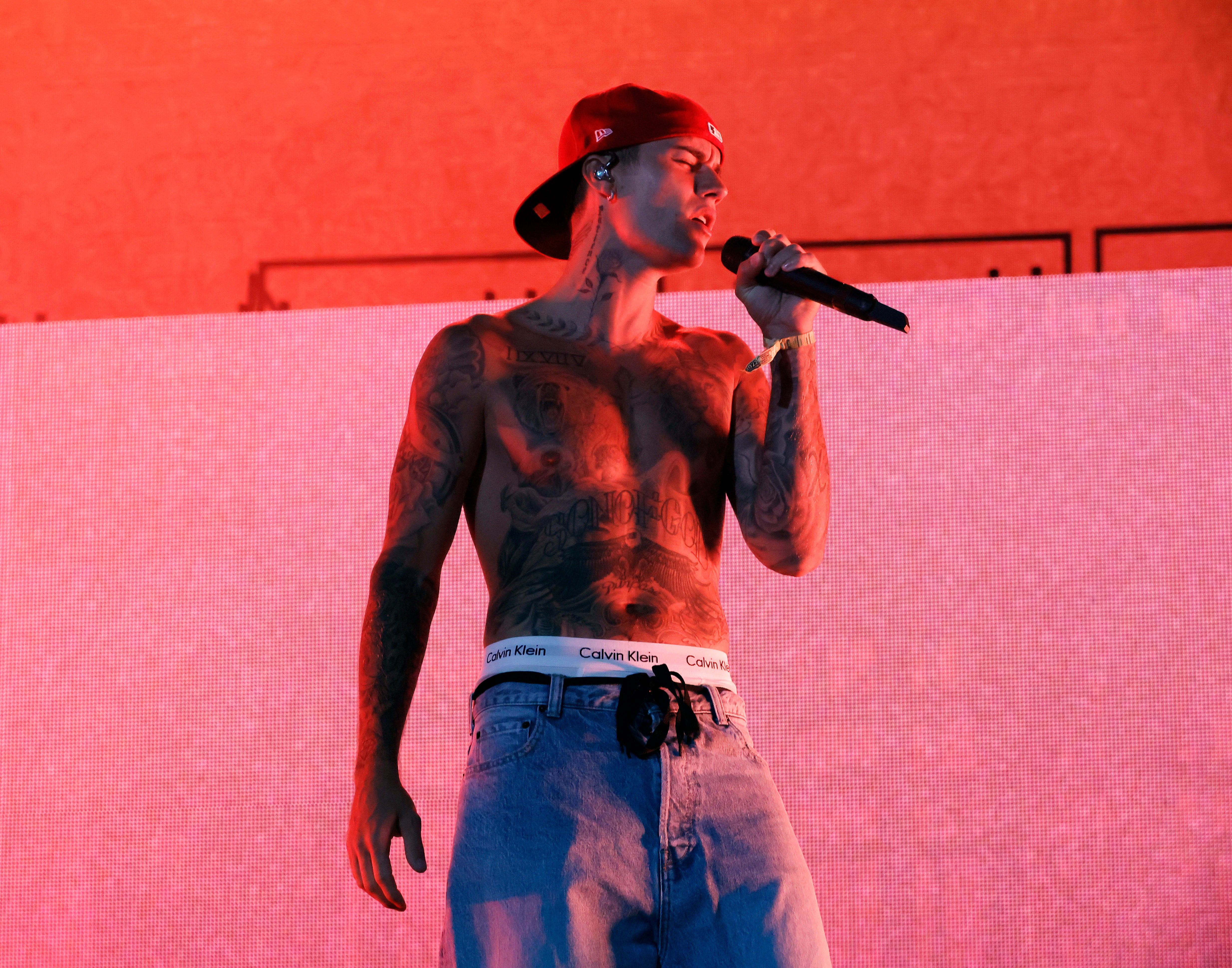 Bieber made a surprise appearance at Coachella