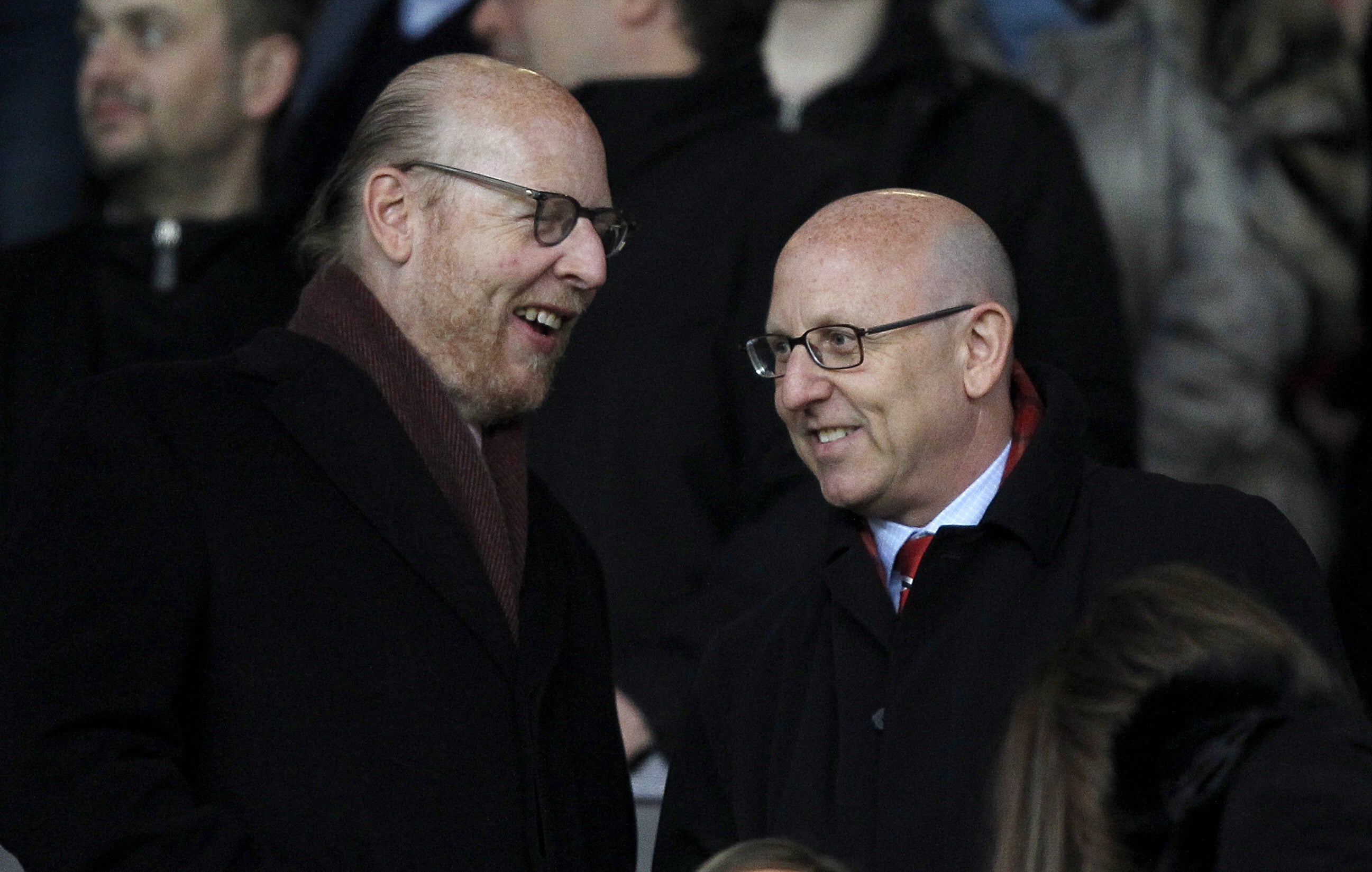 Manchester United co-chairman Joel Glazer, pictured right with brother Avram, was involved in planning for the Super League (Dave Thompson/PA)