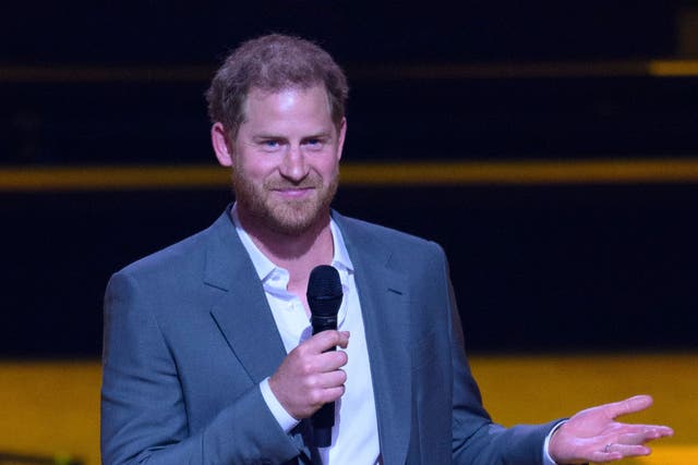 <p>Prince Harry spoke at the opening ceremony of the Invictus Games</p>