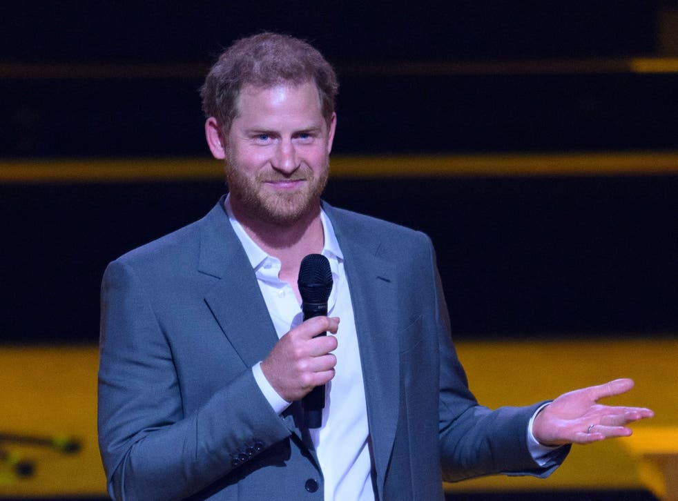 <p>Prince Harry spoke at the opening ceremony of the Invictus Games</p>