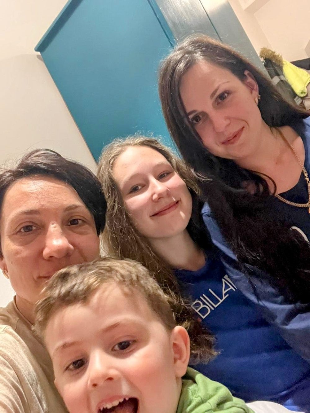 The family arrived in England on Tuesday (Liudmyla Tarasenko)