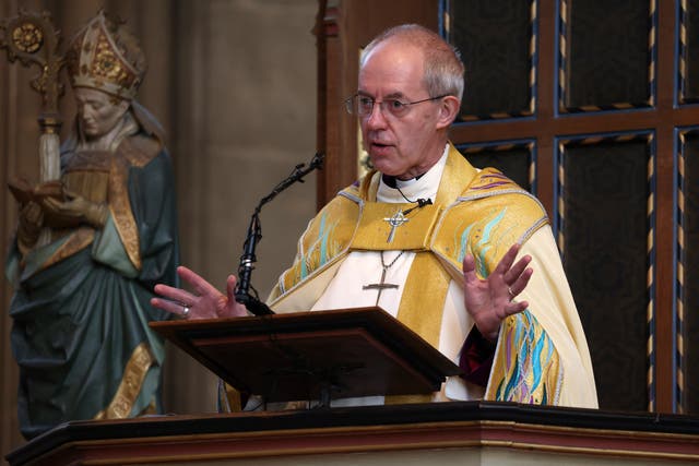 <p>Justin Welby: ‘The principle must stand the judgement of God, and it cannot’ </p>