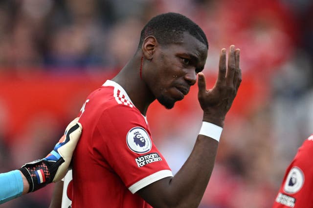 <p>Paul Pogba was booed by United supporters last weekend</p>