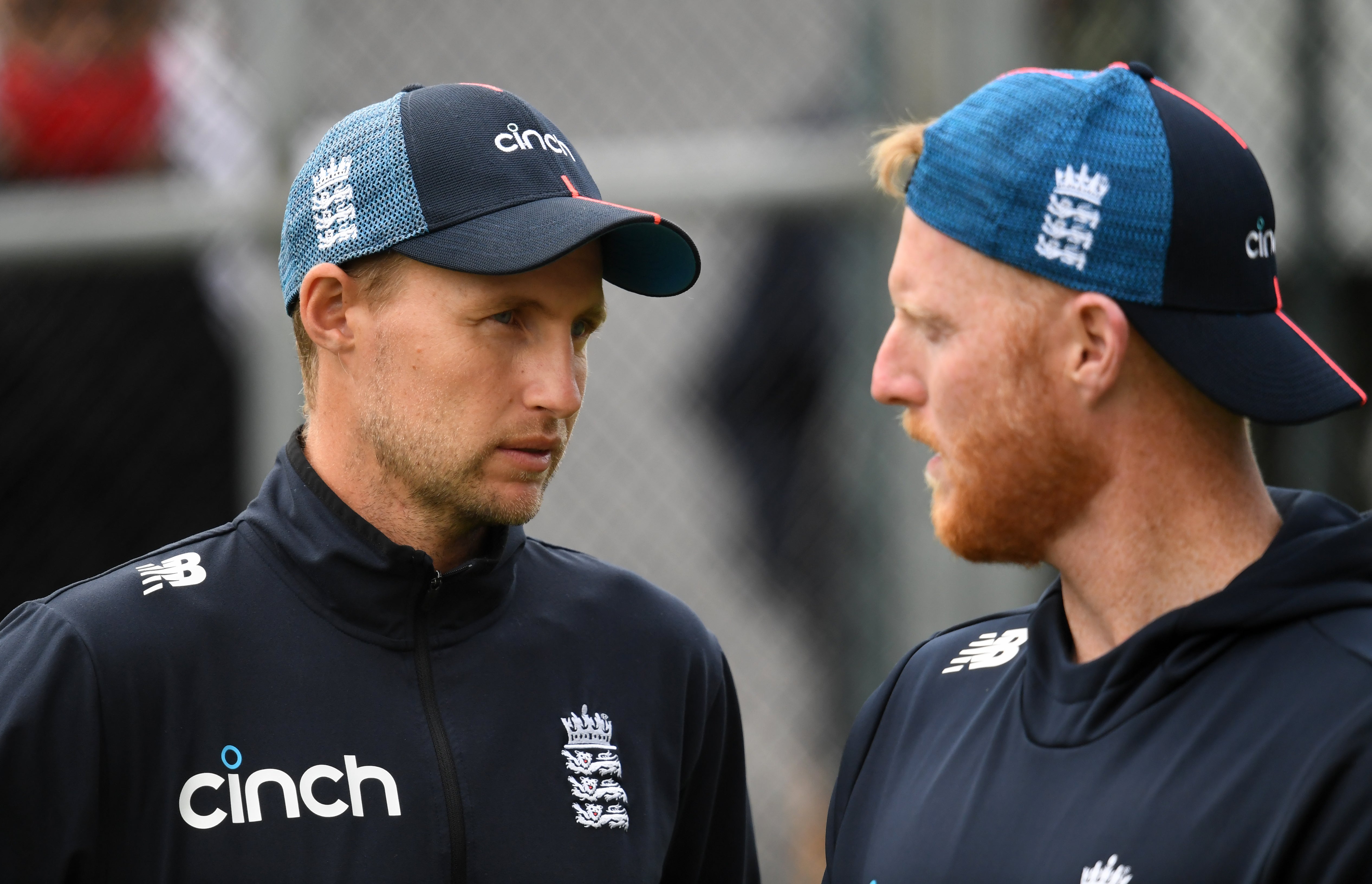 Ben Stokes, right, is the front-runner to replace Joe Root as Test captain (Darren England via AAP)