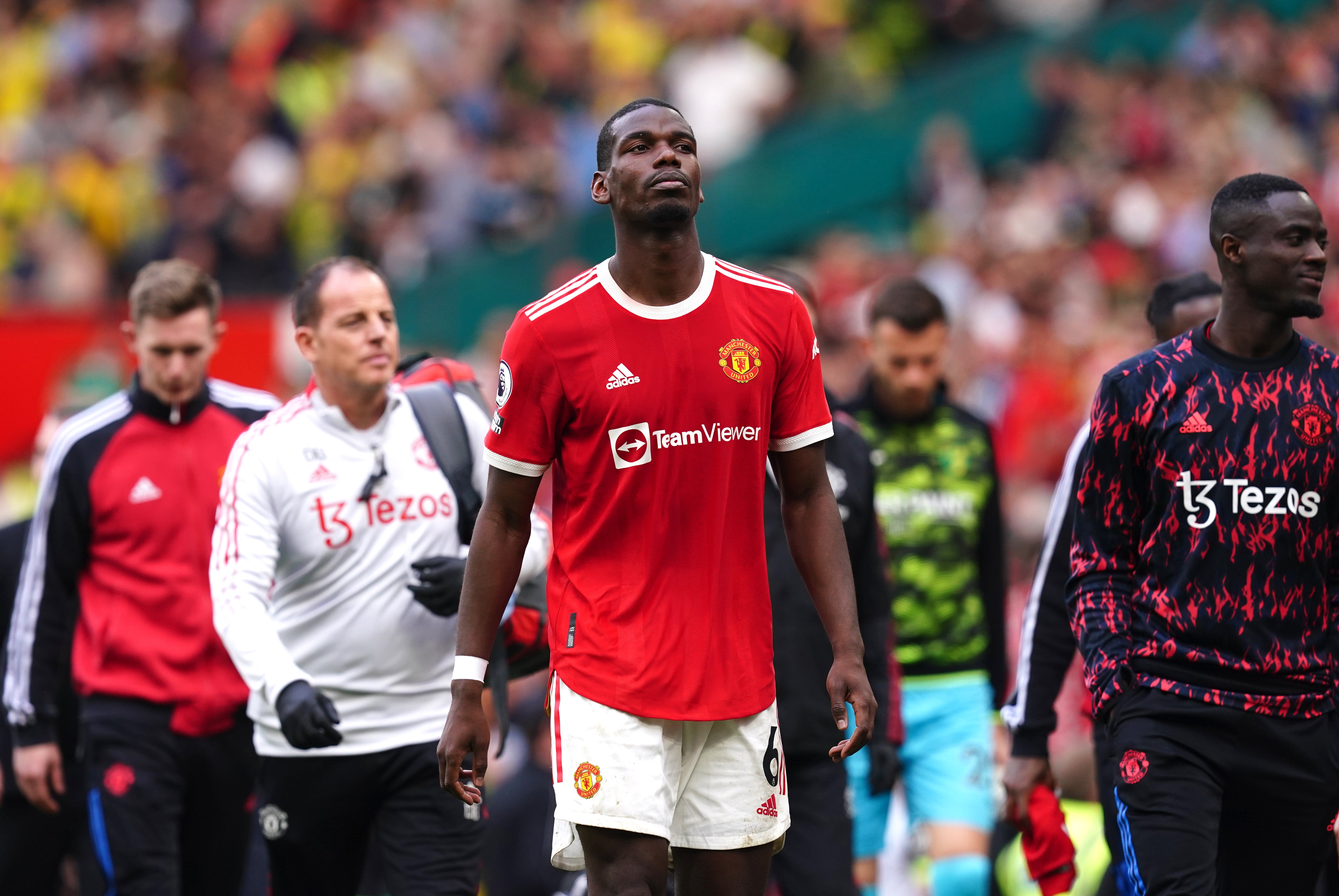 Paul Pogba is one of a number of players set to leave