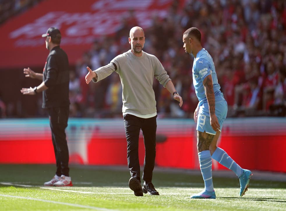 Pep Guardiola played down the psychological impact of Manchester City’s loss to Liverpool (Nick Potts/PA)