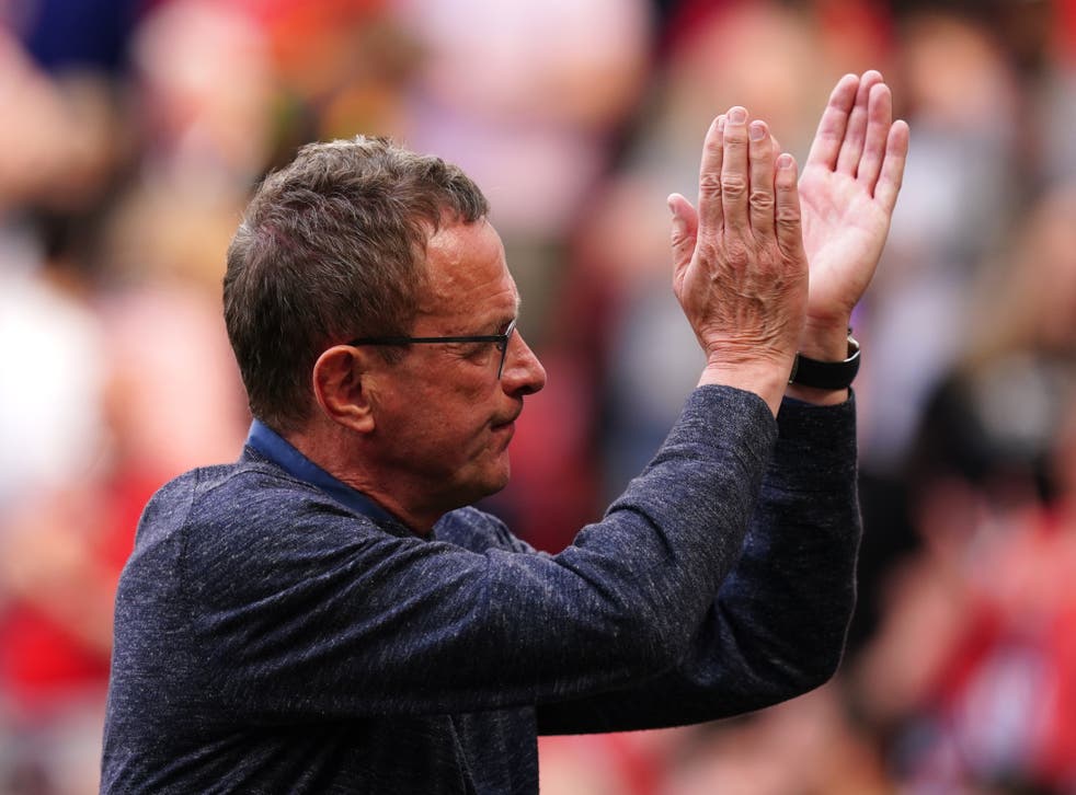 Manchester United boss Ralf Rangnick is braced for a tough examination against Liverpool (Martin Rickett/PA)