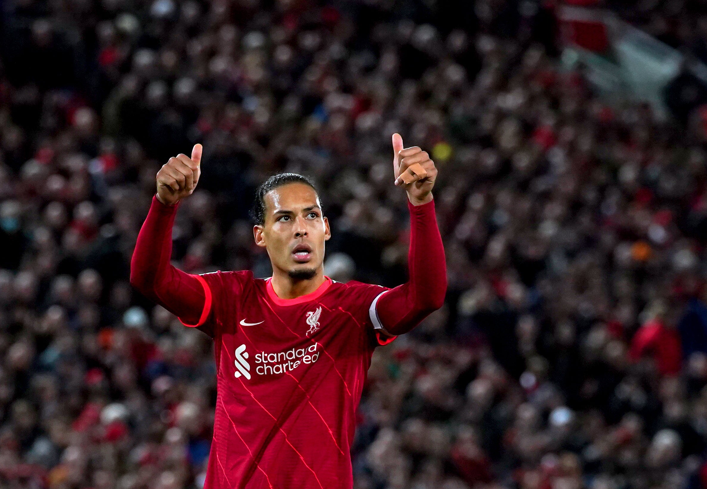 Liverpool defender Virgil Van Dijk admits the quadruple is “almost impossible” but he is enjoying the experience (Peter Byrne/PA)