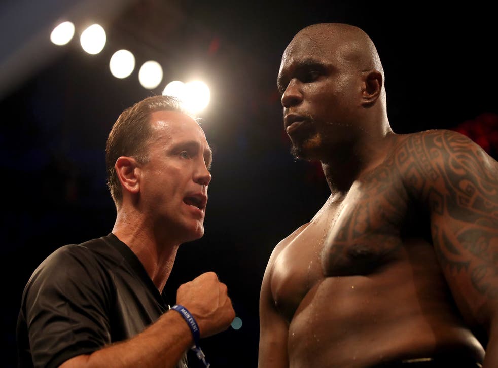 Mark Tibbs was Dillian Whyte’s trainer for four years (Nick Potts/PA)