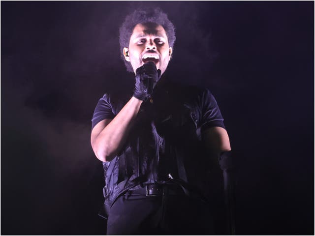 <p>The Weeknd at Coachella 2022 </p>