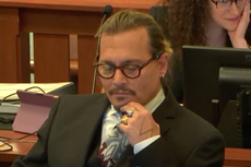 Johnny Depp laughs in court when nurse questioned over explicit note about his penis