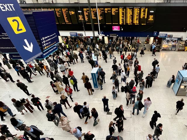 <p>Departing soon? Waterloo station in central London, which before the coronavirus pandemic was the busiest transport terminal in Europe </p>