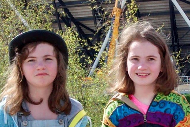 Matthias on the left and Olivia on the right, aged eight (Collect/PA Real Life)