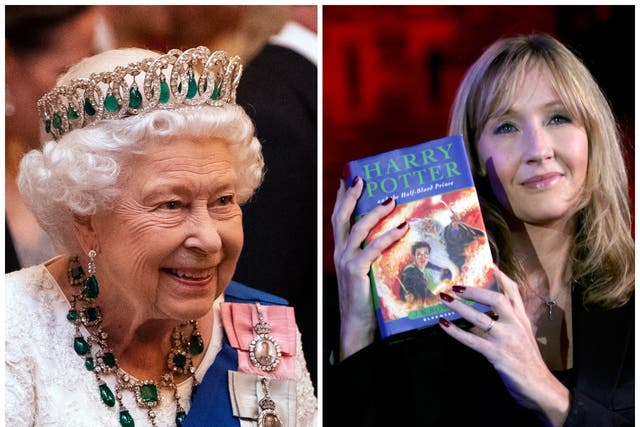 <p>JK Rowling was missed off a list of Commonwealth authors from the BBC to mark the Queen’s Platinum Jubilee</p>