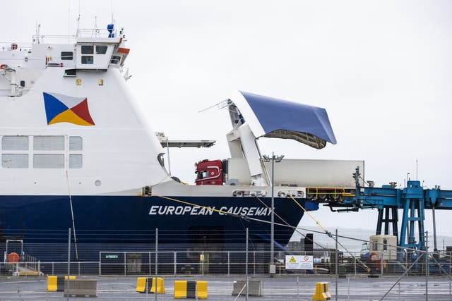 An inability to safely deploy lifeboats or life rafts was one of 31 failures discovered on a P&O Ferries vessel, according to a new report (Liam McBurney/PA)