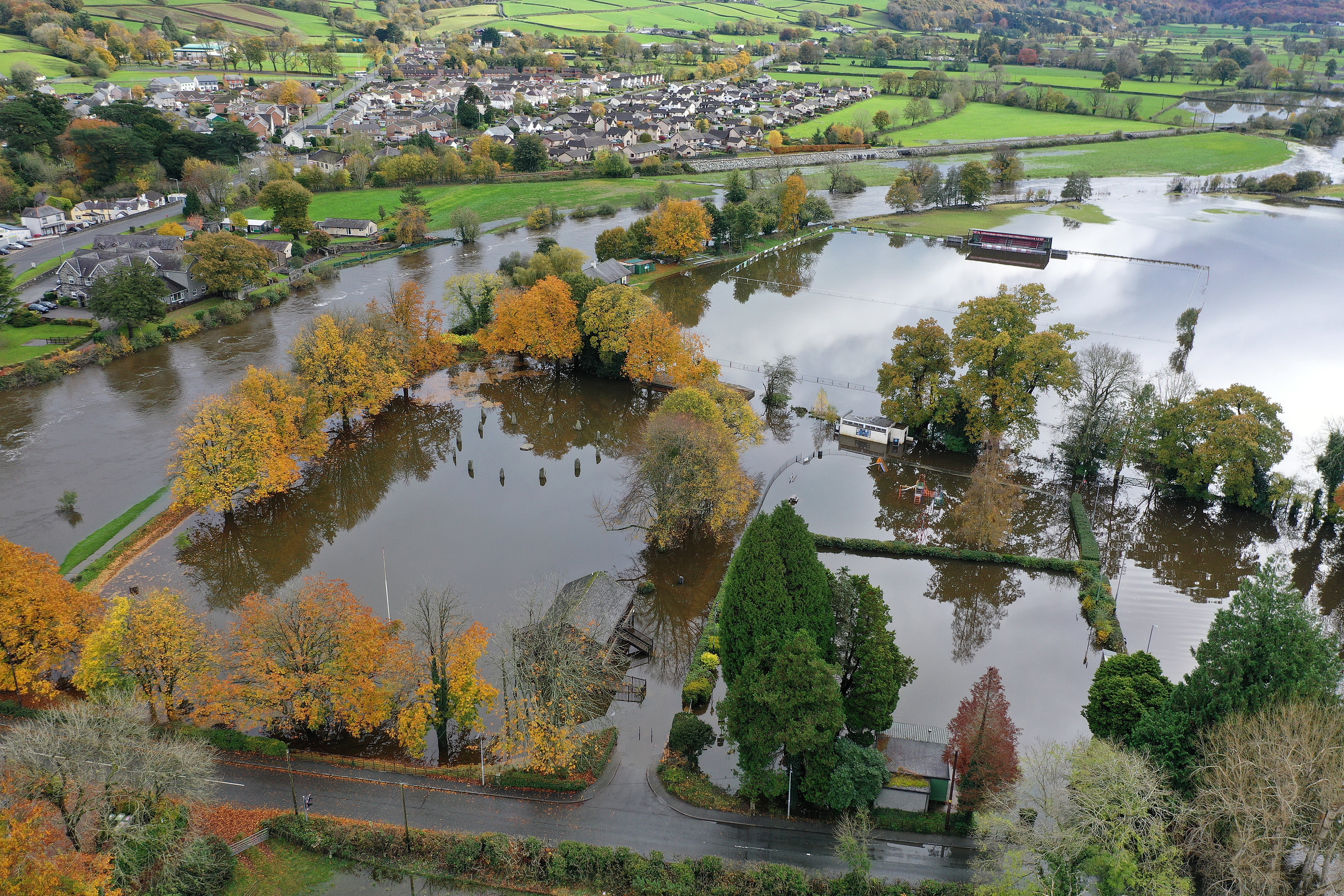 In South Wales, severe flooding in February 2020 wiped out whole towns for months